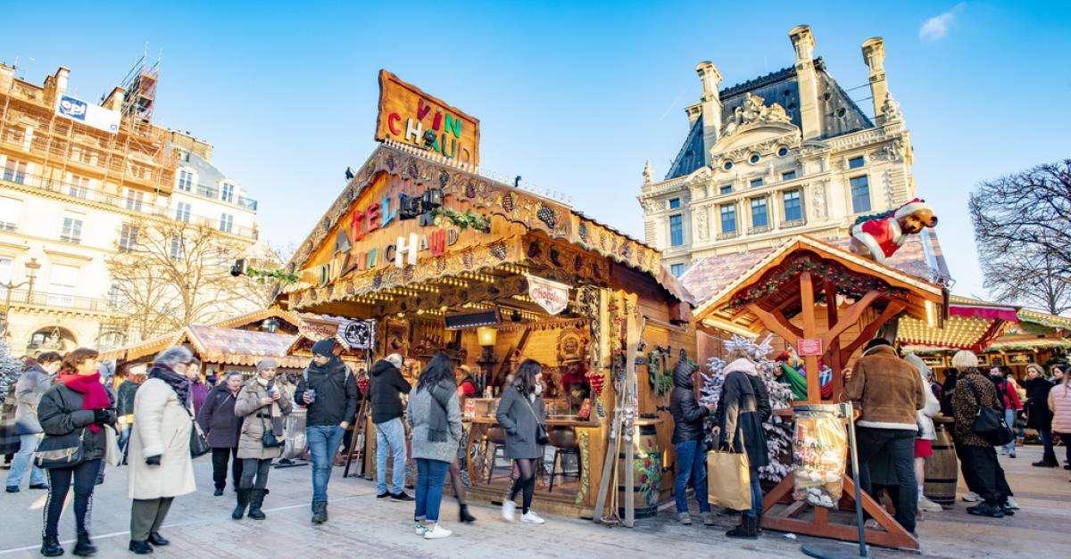 Balade sur les marchés de Noël de Paris Grand Hôtel Saint Michel